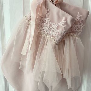 Adaline & The Fairies Sugar Plum Fairy Pink Christmas Stocking Set